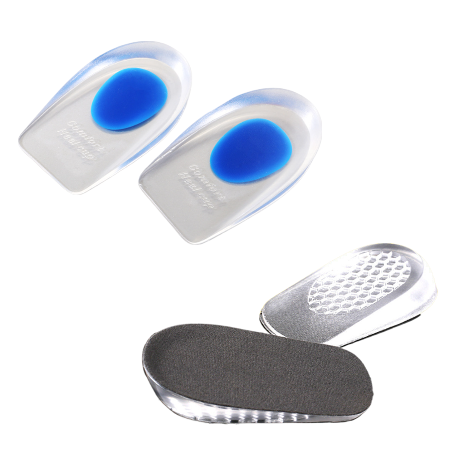 Подпятники силиконовые при шпоре амортизируемые под пятку 2 пары р. 40-45