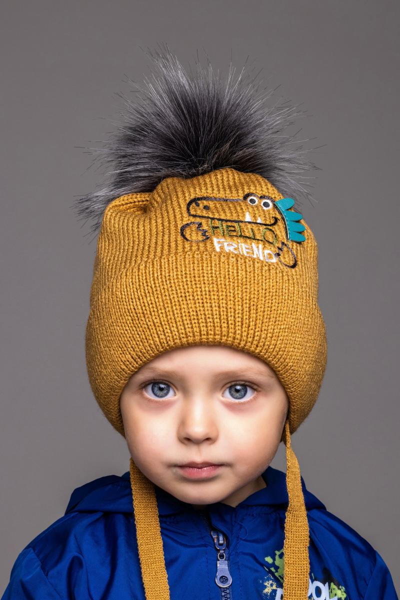 Шапка детская зимняя Alex Эльдар 46-50 см Кирпичный