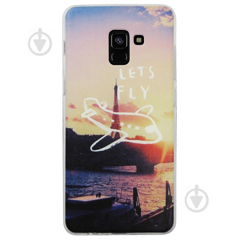 Чехол с рисунком Printed Silicone для Samsung A530 Galaxy A8 2018 Париж (arbc3151)