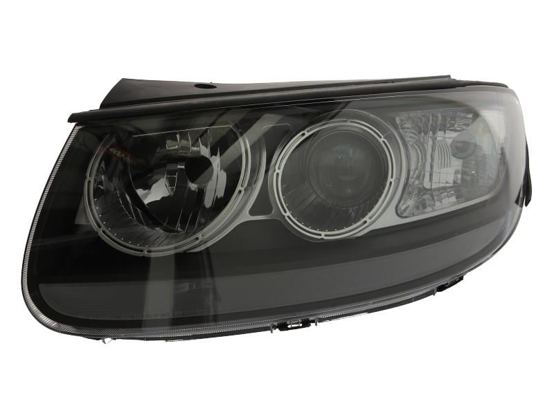 Фара передняя левая Hyundai Santa Fe II 2005-2010 H7/H7 черная рамка (921012B021) Фара передняя левая Hyundai Santa Fe II 2005-2010 H7/H7 черная рамка (921012B021)