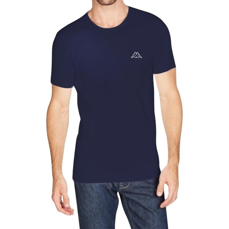 Футболка Kappa T-SHIRT MEZZA MANICA GIROCOLLO K1304 BluNavy 2XL Темно-синій (57366-55)