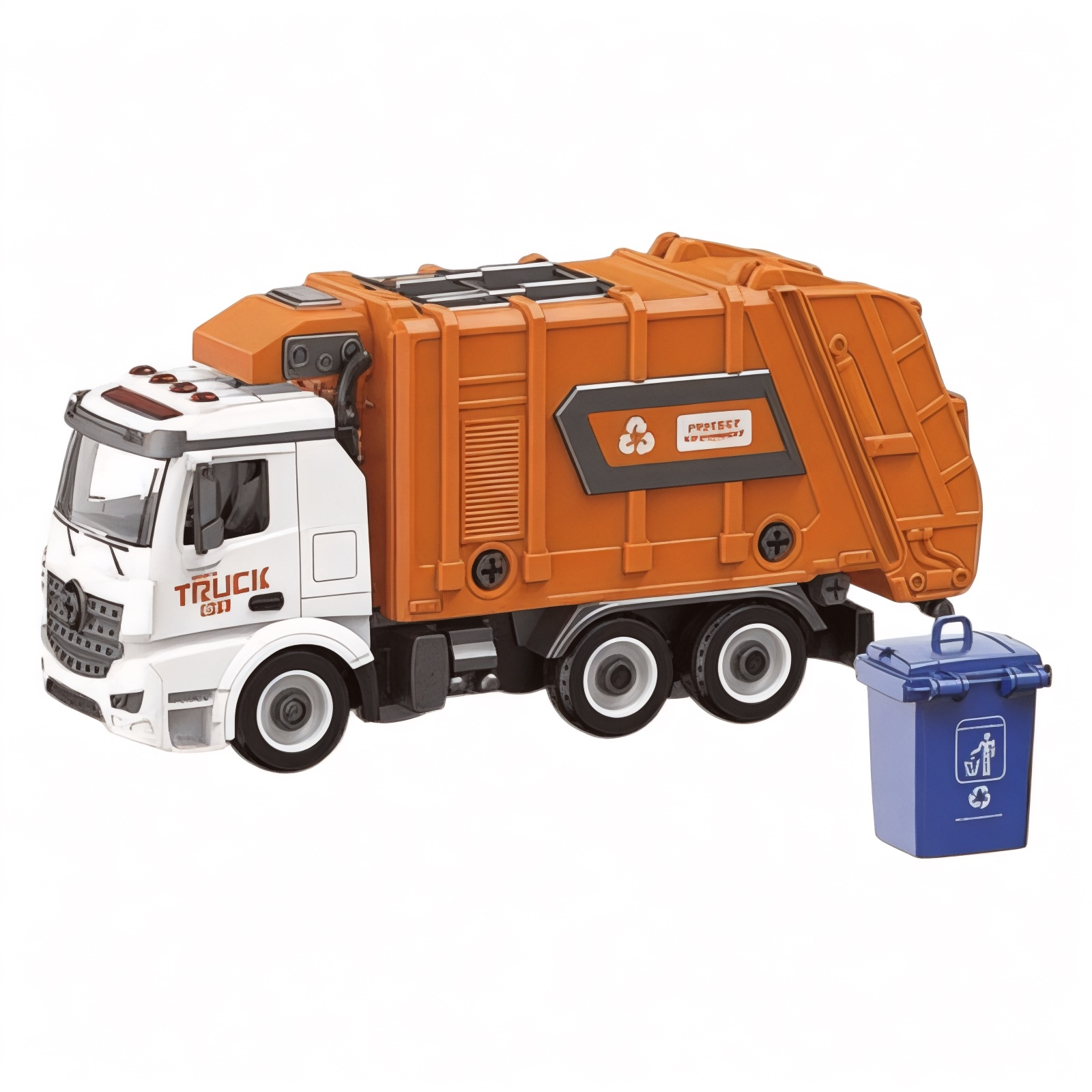 Машинка-конструктор Спецтехніка YW 9082 D сміттєвоз/інерція інструменти в коробці (113977)