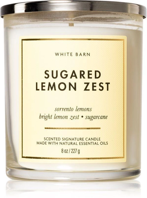 Свічка ароматна Bath&Body Works Sugared Lemon Zest 227 г (18241516) - фото 1