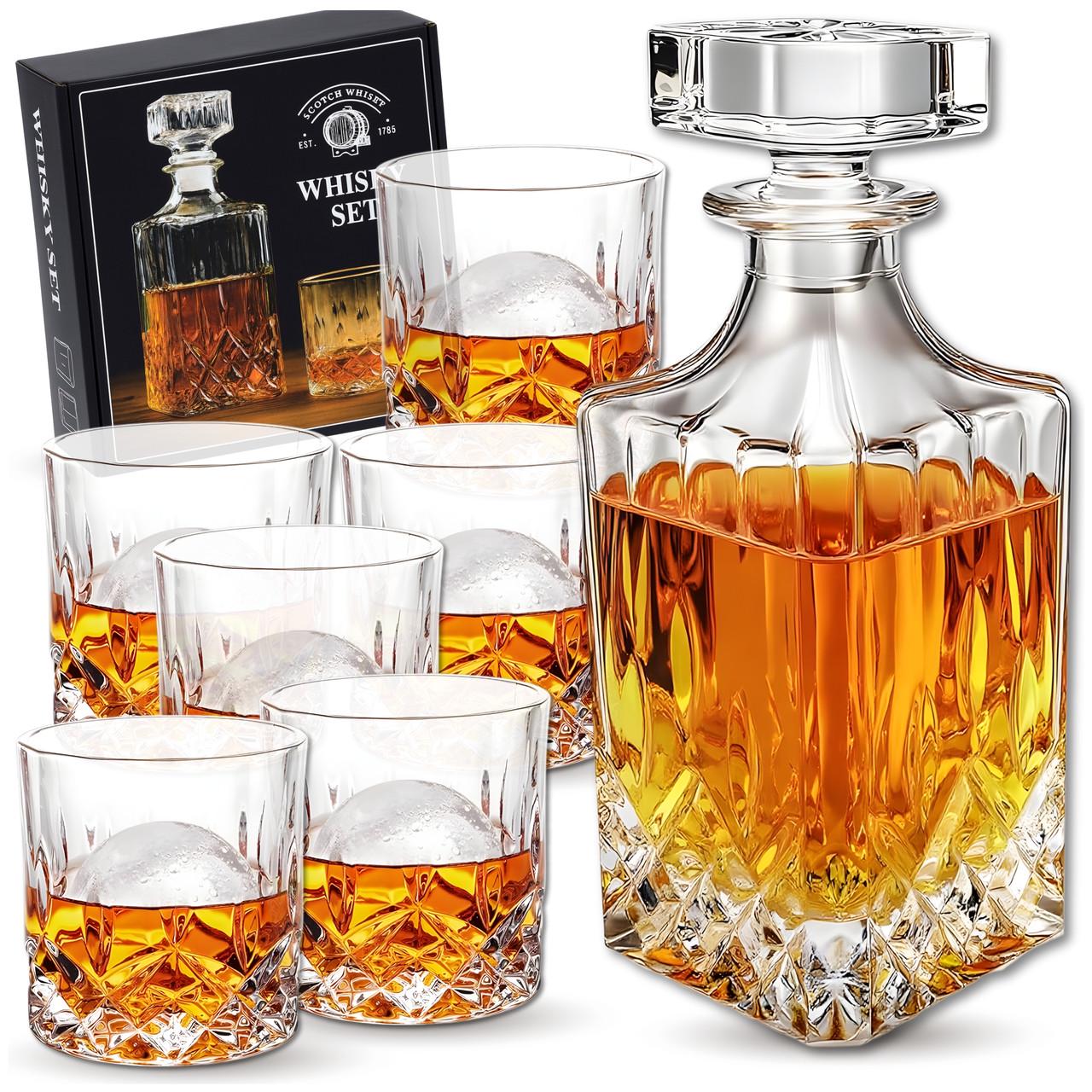 Набір для віскі MAT Whisky Set графин 900 мл та 6 келихів 285 мл в коробці (2854070006)