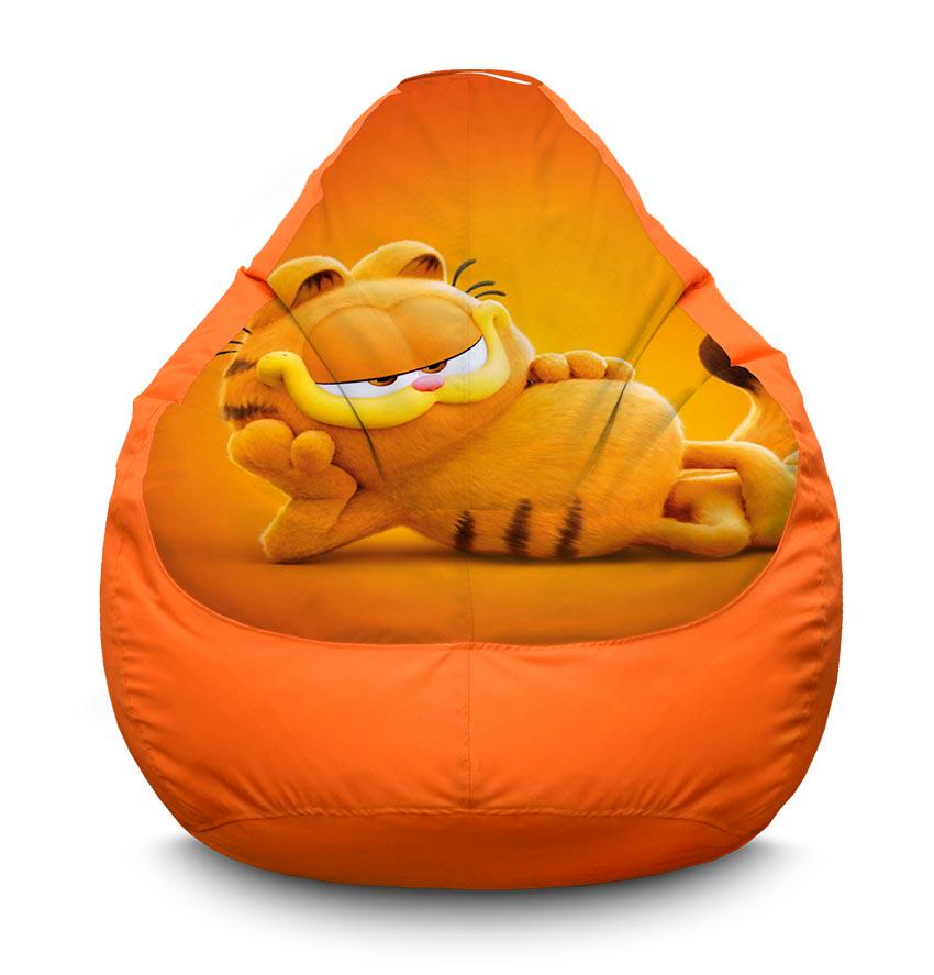 Кресло-мешок iPuff Popular cartoon Garfield оксфорд XXL 90х125 см Оранжевый (113695-1)