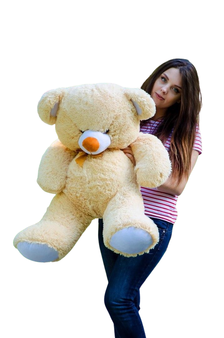 Медведь плюшевый HappyDays Томии 1 м Бежевый (Tomi10006)