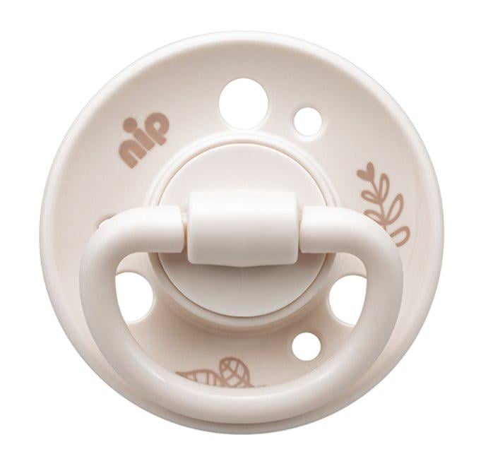 Пустушка латексна Nip Вишенька GREEN 6-18 міс. унісекс 2 шт. Бежево-молочний (141414) - фото 3 Пустушка латексна Nip Вишенька GREEN 6-18 міс. унісекс 2 шт. Бежево-молочний (141414) - фото 3