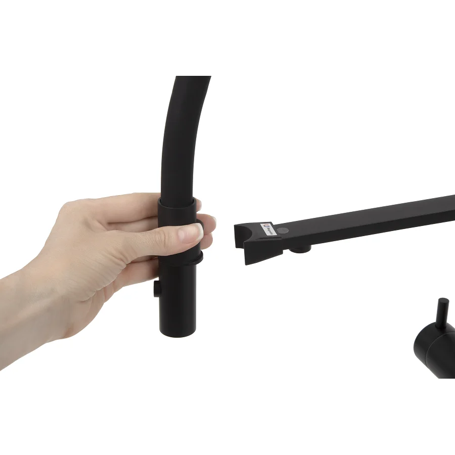 Змішувач кухонний LEOMIKAO KAWAGUCHI-S Flexo Filter BK Чорний матовий (526807) - фото 4 Змішувач кухонний LEOMIKAO KAWAGUCHI-S Flexo Filter BK Чорний матовий (526807) - фото 4