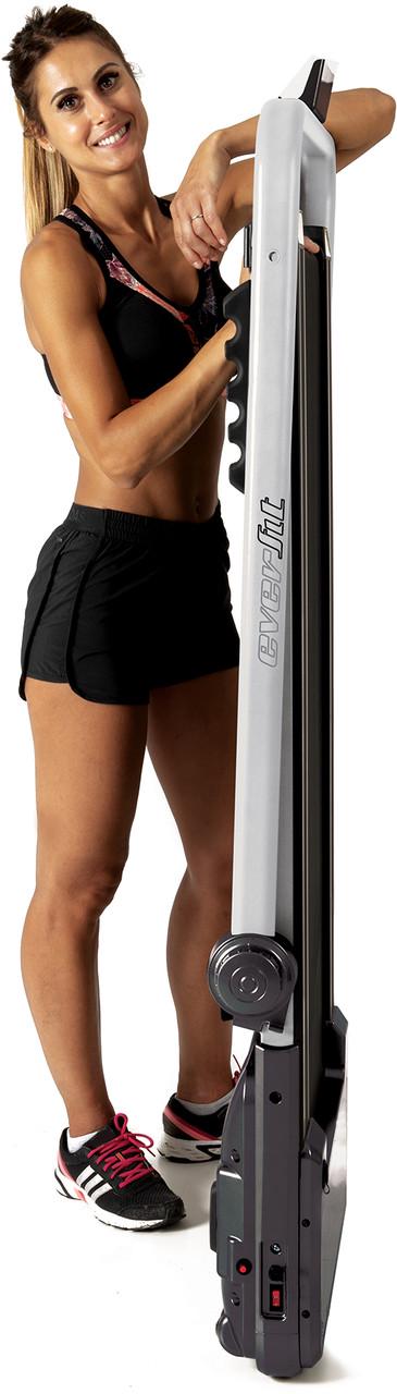 Бігова доріжка Everfit Treadmill TFK 135 Slim Pearl White (TFK-135-SLIM-W) - фото 4