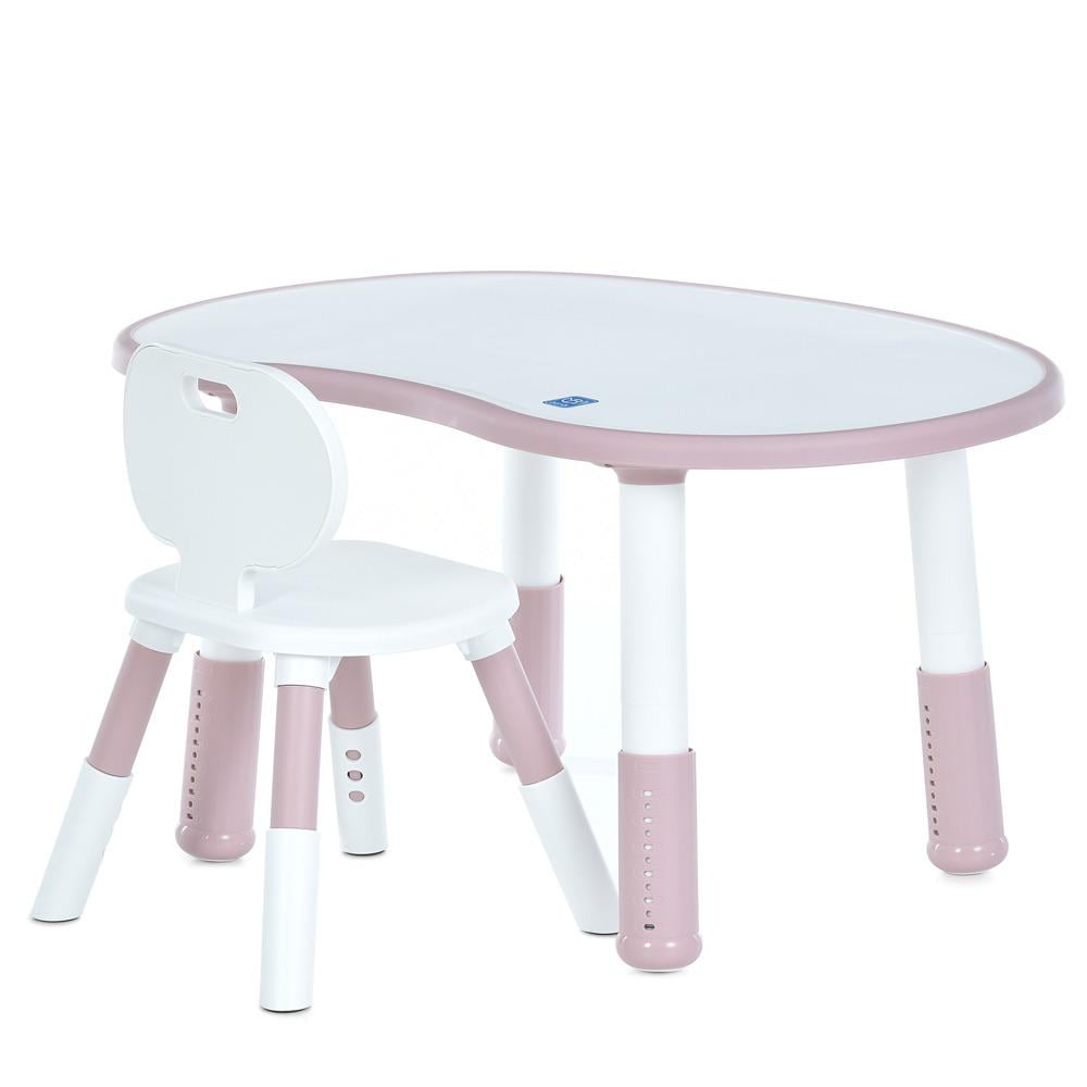 Детский столик со стульчиком M 6178-8 пластиковый регулируемый (28747965)