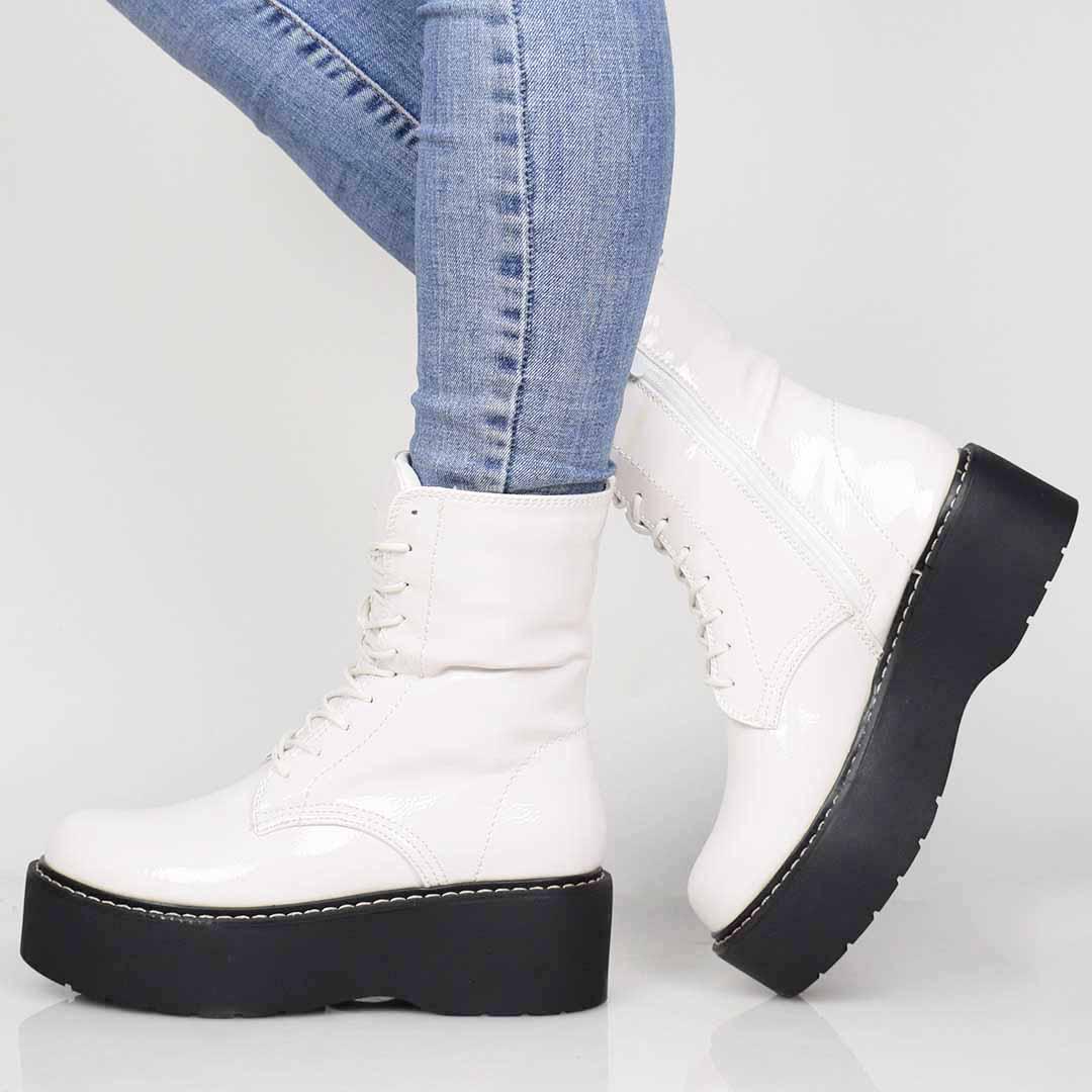 Ботинки женские на массивной подошве 326343 р. 38