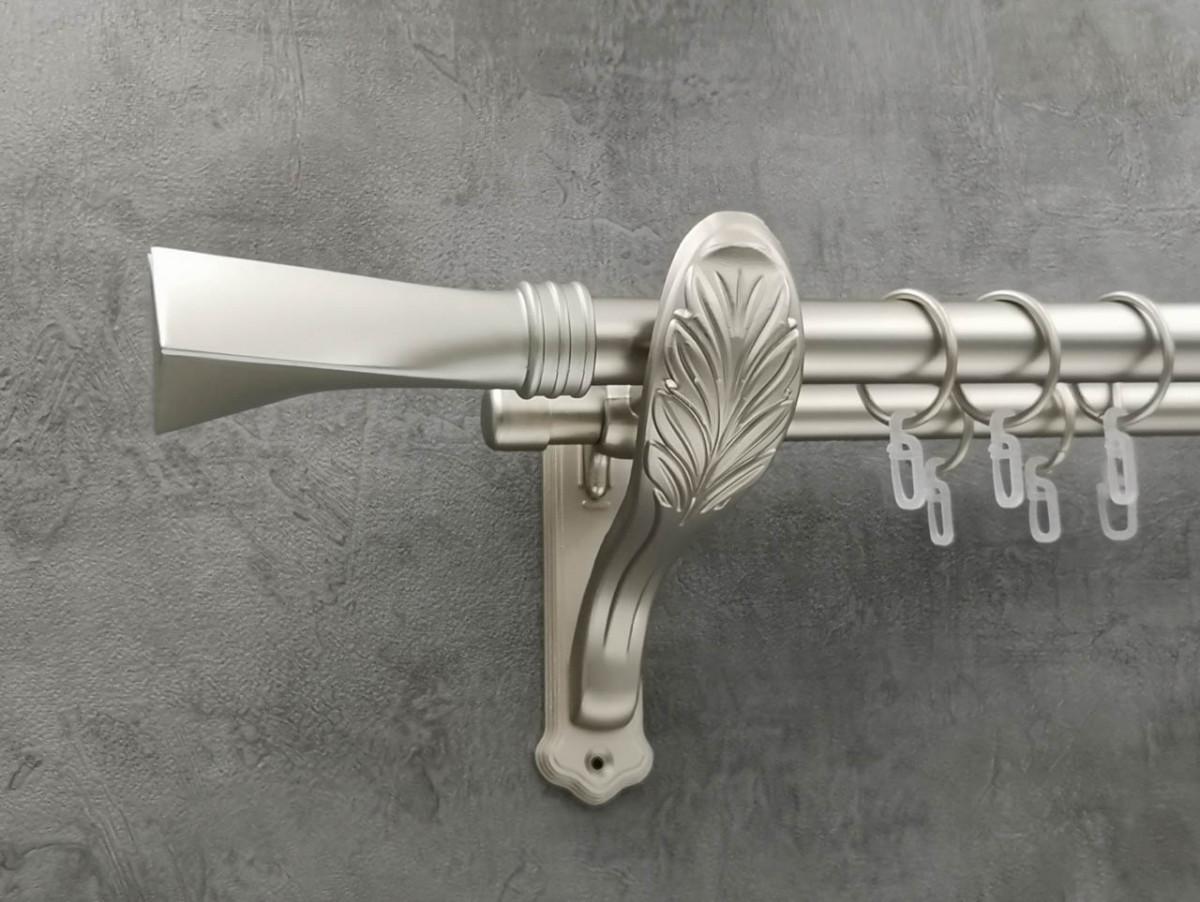 Карниз Quadrum Свінг гладка штанга подвійний ретро 25/19 мм 300 см Сатин (272282011)