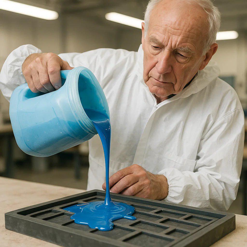 Силікон рідкий із затверджувачем твердістю 20 Шор А на олов'яній основі для виготовлення форм 1 кг (27922659) - фото 4