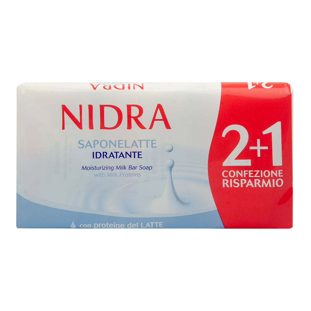 Крем-мило тверде Nidra з молочними протеїнами 3х90 г