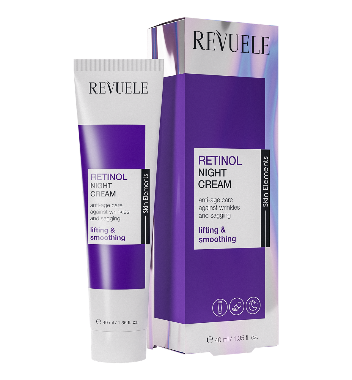 Крем для лица ночной увлажняющий Revuele Retinol 40 мл (2128133342)