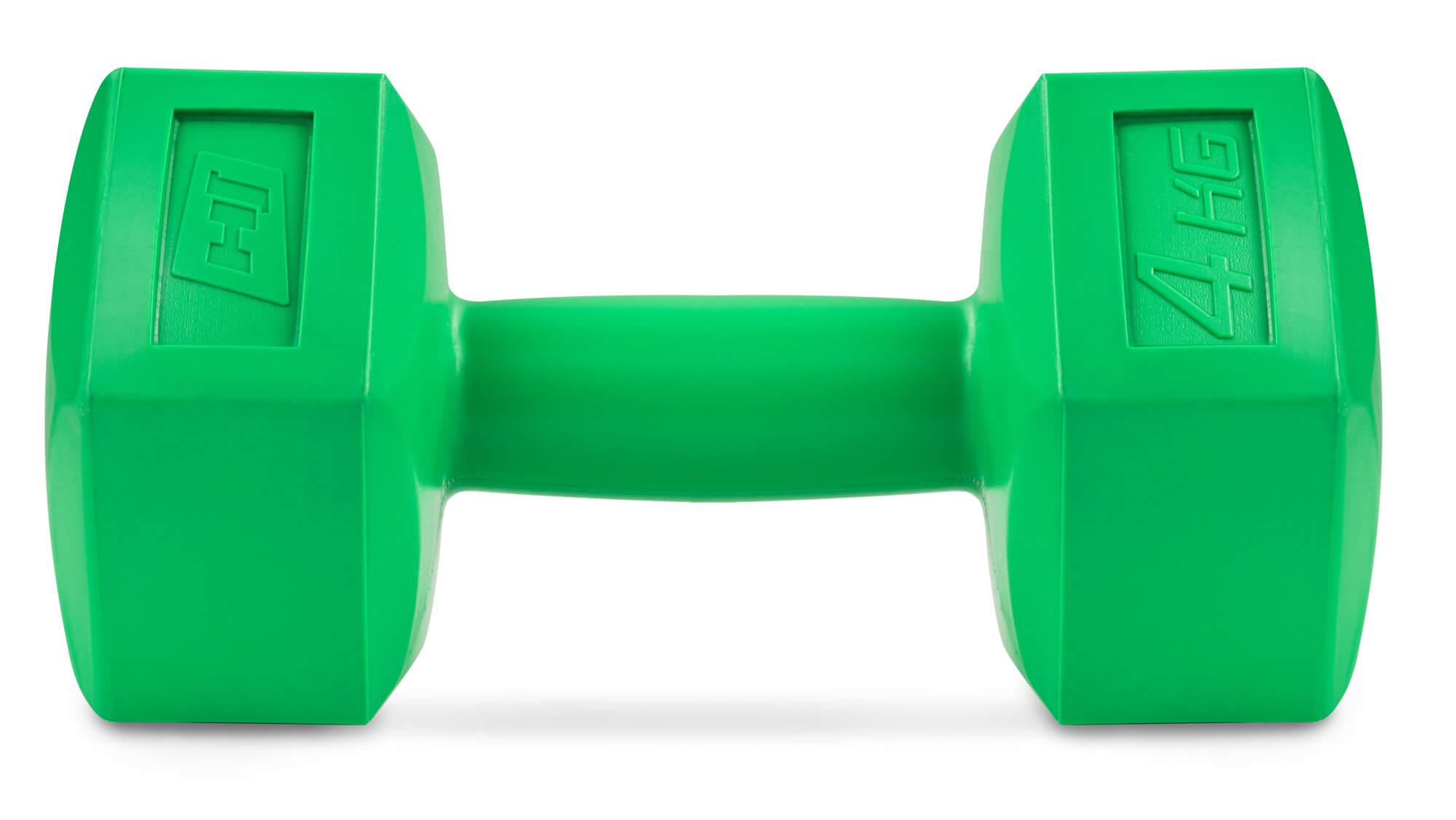 Набір гантелей Hop-Sport HS-C040DH 2х4 кг композитних Зелений - фото 3 Набір гантелей Hop-Sport HS-C040DH 2х4 кг композитних Зелений - фото 3