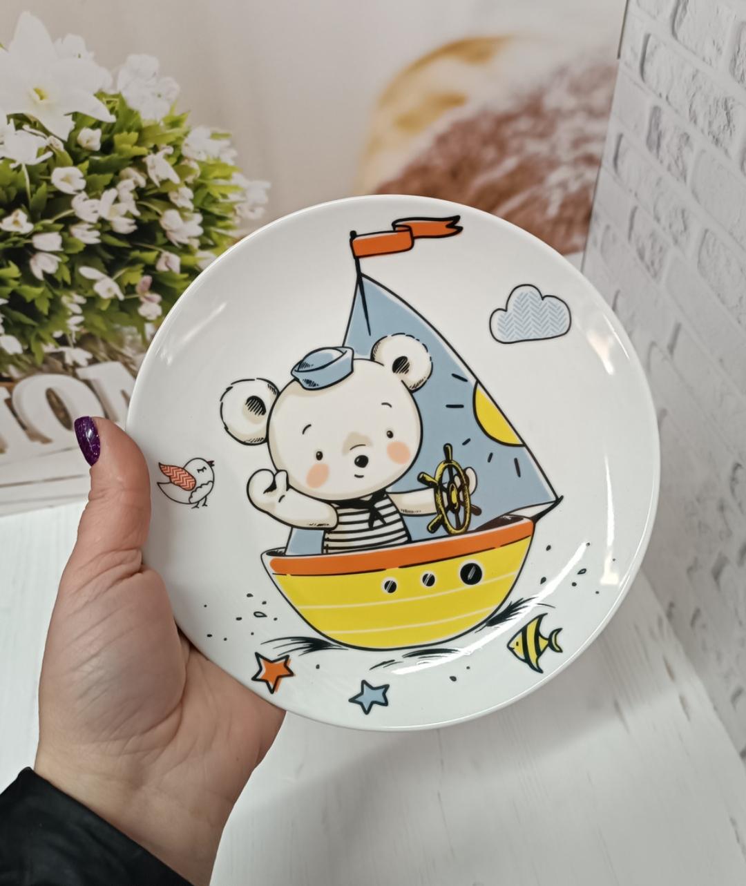 Набор детской столовой посуды Limited Edition Little Sailor фарфор 3 пр. (20204344) - фото 3