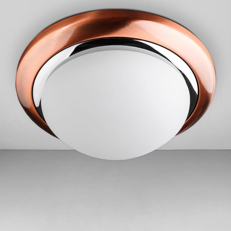 Настенно-потолочный светильник Light House DL-18327/2 Медный/Хром/Белый