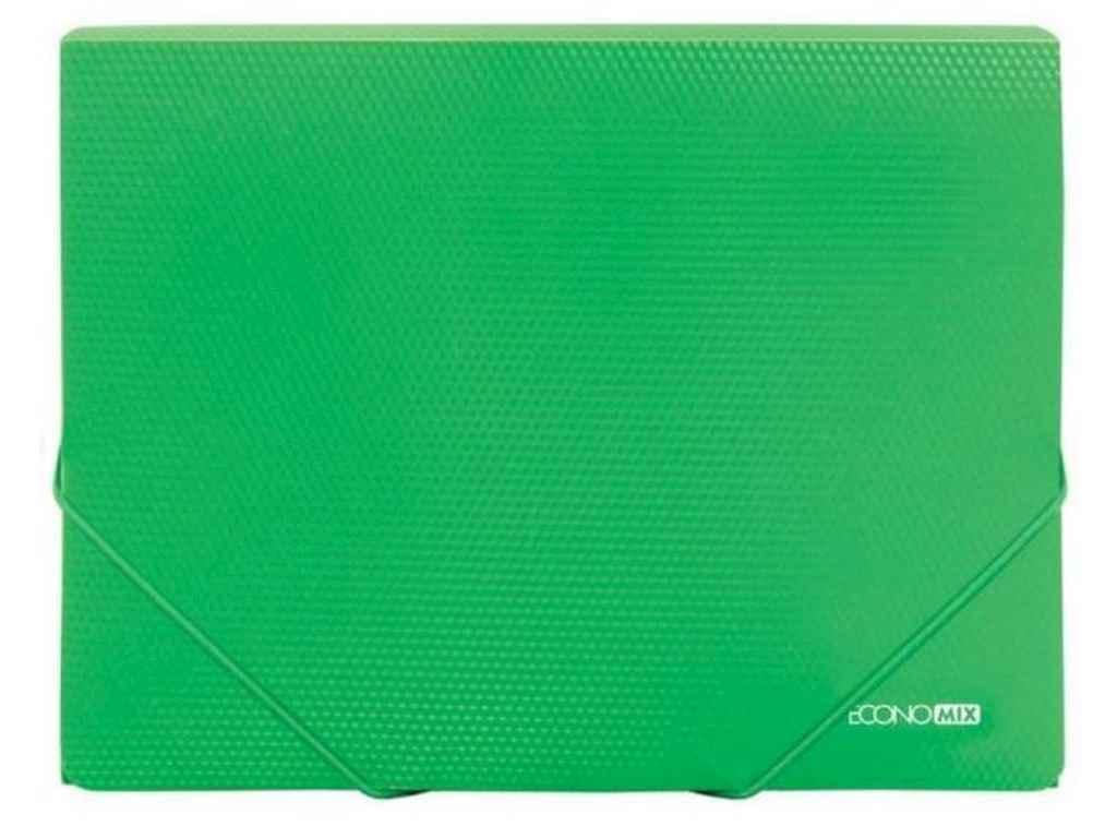Папка на резинке Economix пластиковая А4 фактура апельсин Зеленый (E31601-54)