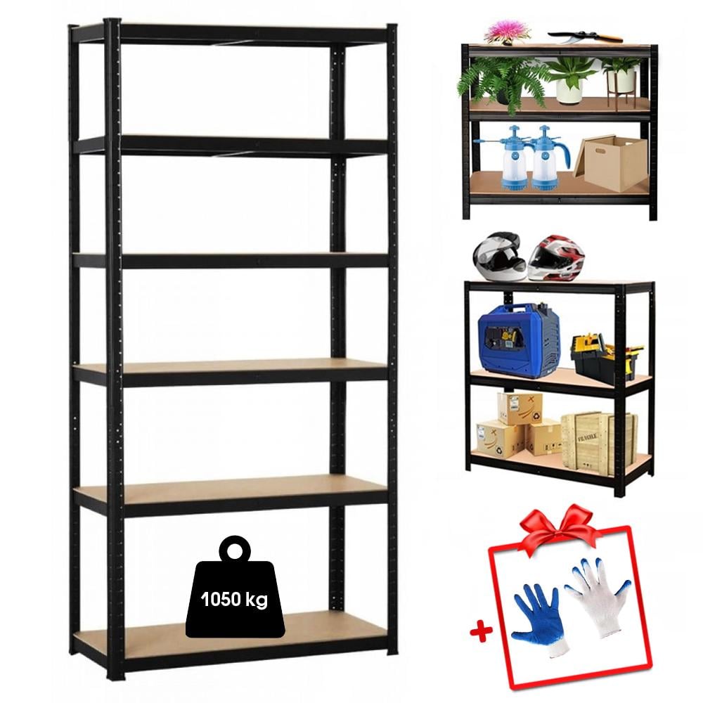 Стелаж металевий Siker P2211 6 полиць 220х110х50 см (6354) - фото 15