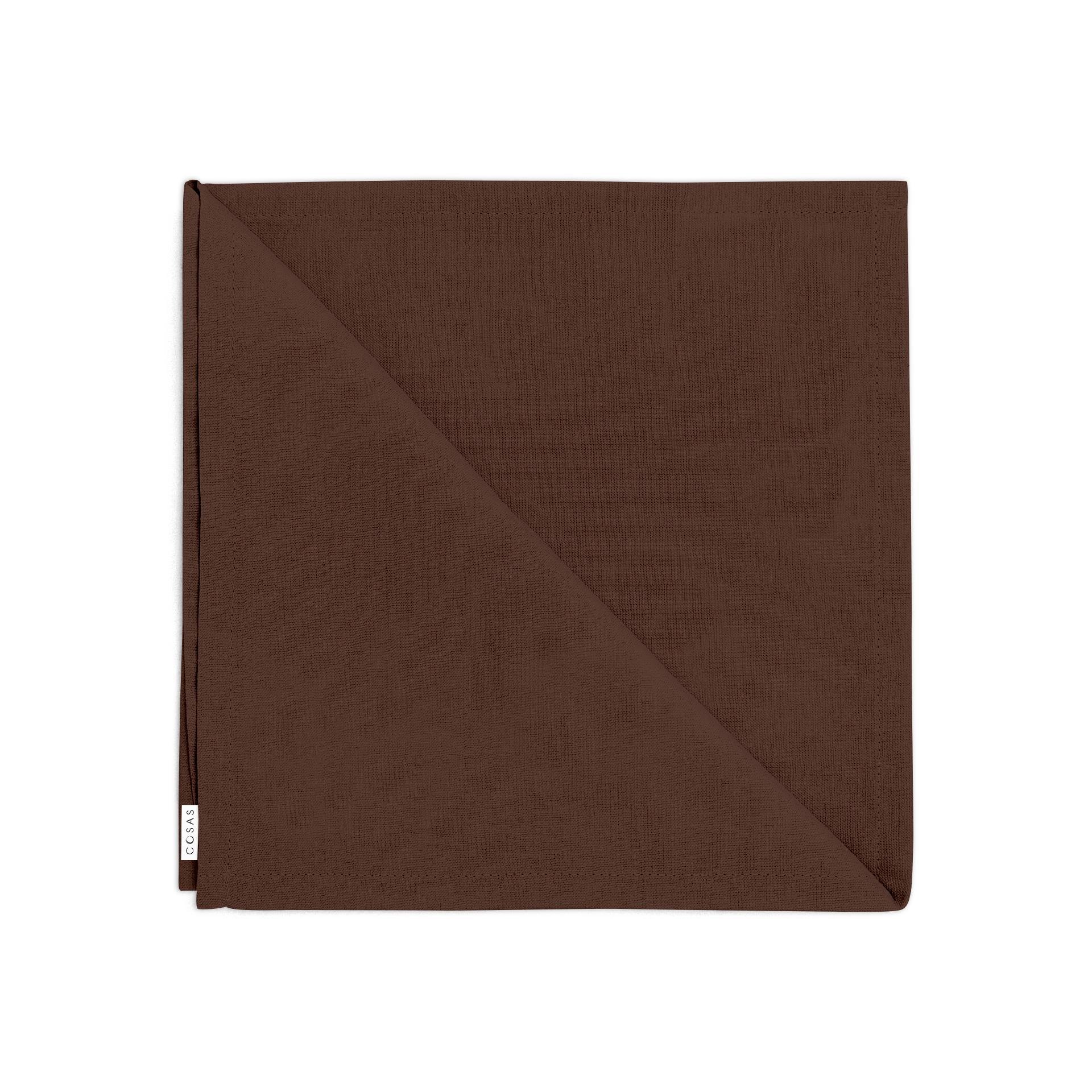 Набор из 4-х салфеток Cosas 30х30 см Satin Chocolate (4822052067130)
