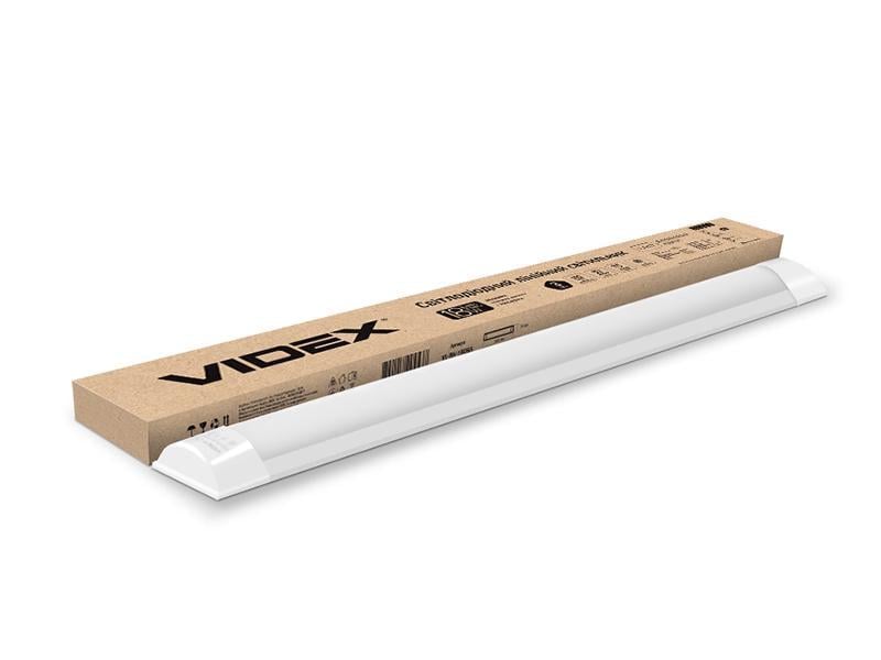 Светодиодный светильник линейный Videx 18W 0,6 м 5000К IP20 Белый (VL-BN-18065)