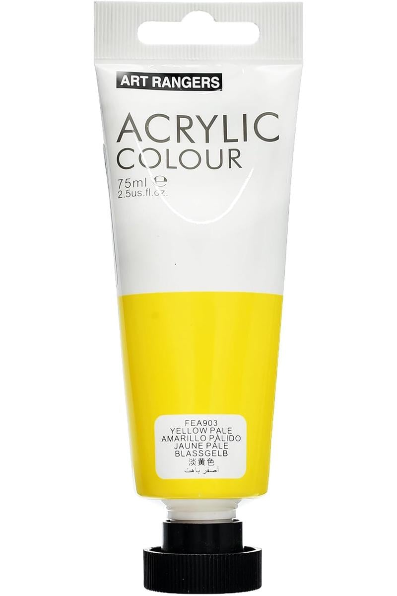 Акриловая художественная краска ART RANGER Acrylic 75 мл Бледно-желтый (903 Yellow Pale)