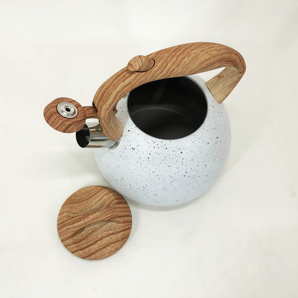 Чайник Unique со свистком UN-5306 2,7л Белый - фото 3