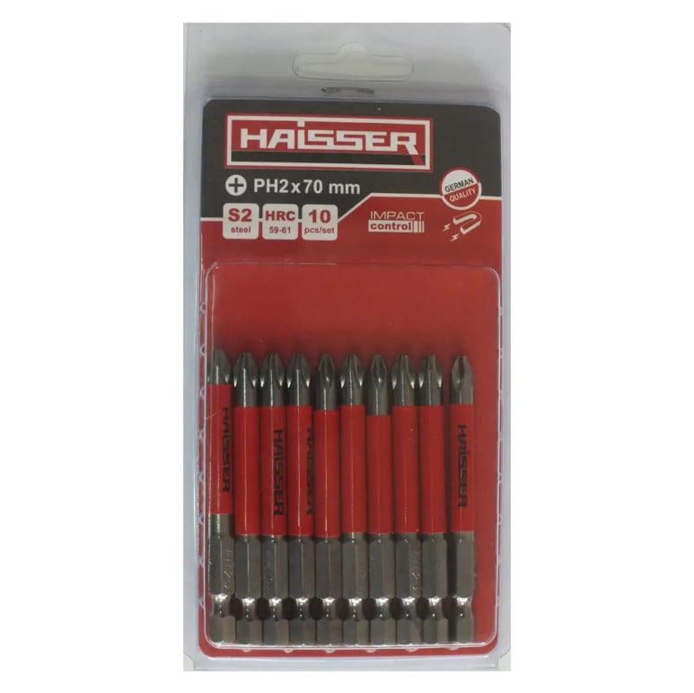 Набор бит Haisser 81309 PH2X70 мм 10 шт.