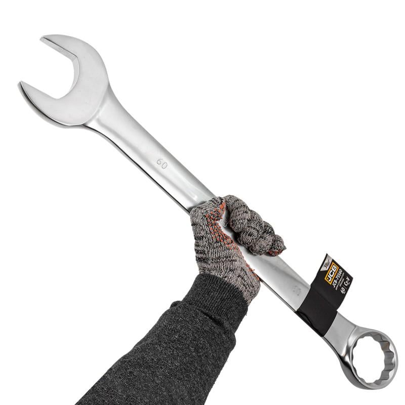 Ключ рожково-накидний JCB (BAMFORD) Tools CR-V штампований 60 мм (75560) - фото 2 Ключ рожково-накидний JCB (BAMFORD) Tools CR-V штампований 60 мм (75560) - фото 2