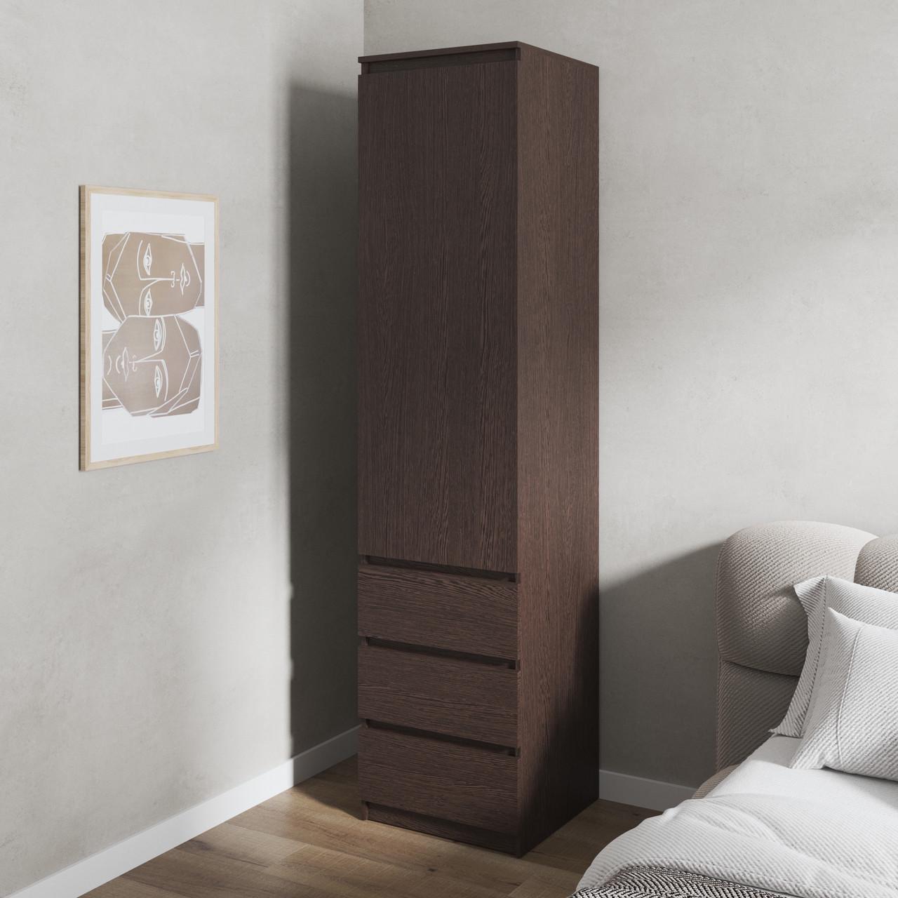 Шафа-пенал Вайс R-35 502х500х2110 мм Венге Темний (30765294) - фото 1 Шафа-пенал Вайс R-35 502х500х2110 мм Венге Темний (30765294) - фото 1