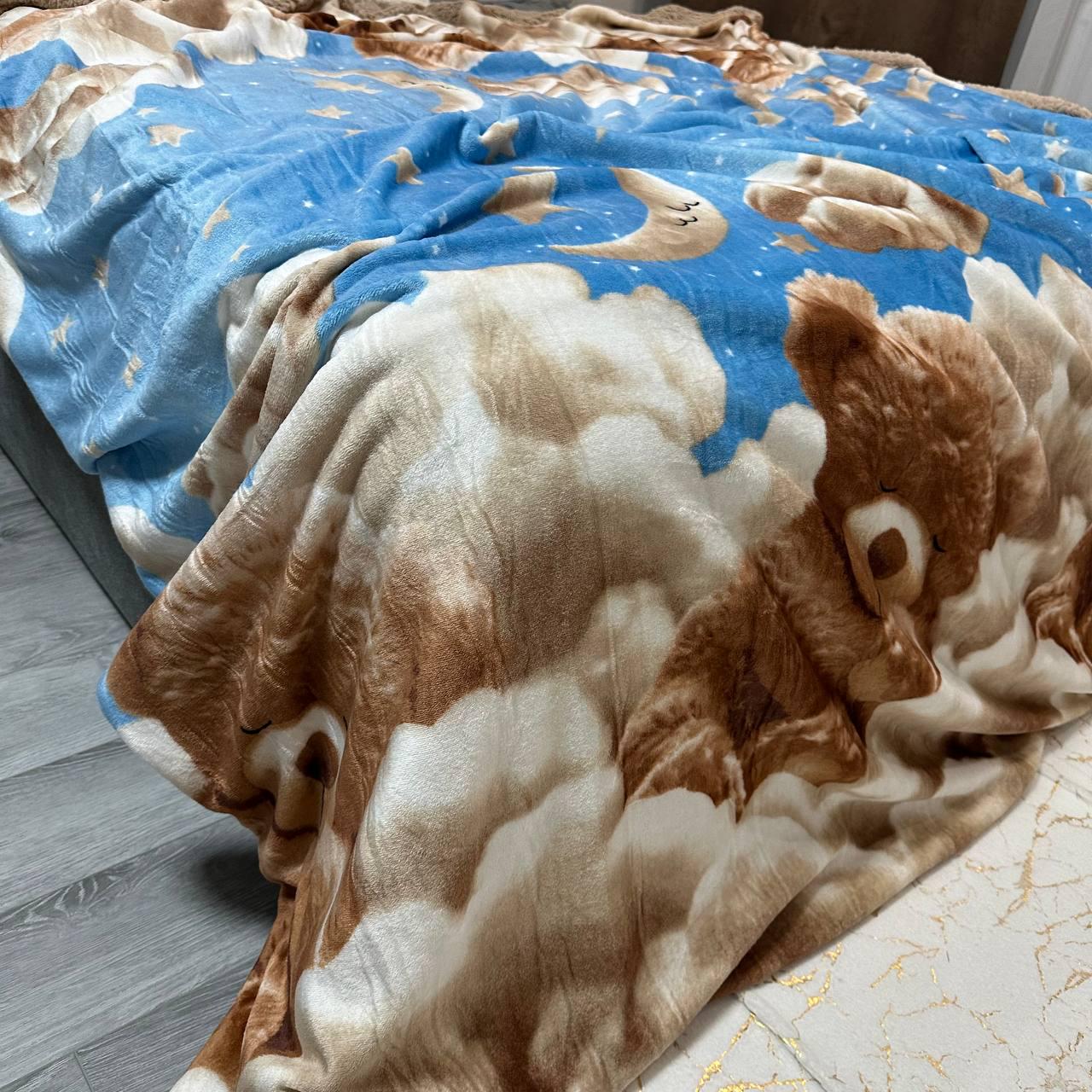 Плед-покривало двостороння 150х210 см Блакитний (30231174) - фото 10 Плед-покривало двостороння 150х210 см Блакитний (30231174) - фото 10