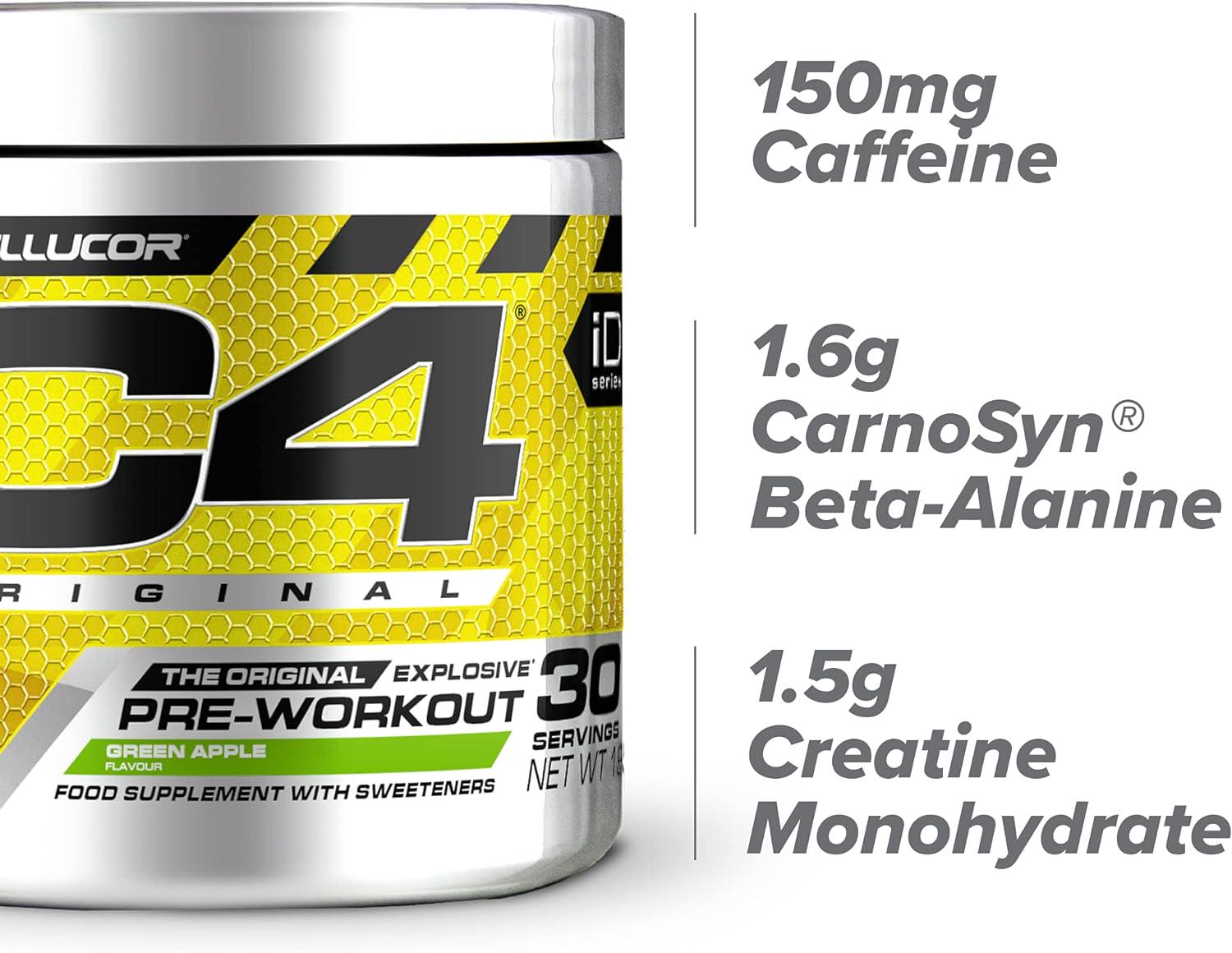 Предтренировочный комплекс Cellucor INT C4 Green apple 190 г - фото 3