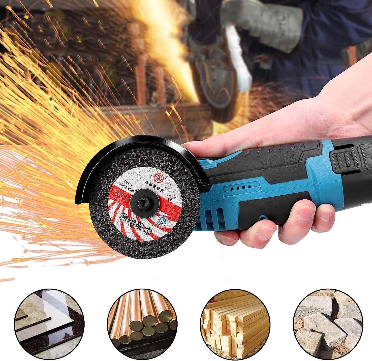 Болгарка акумуляторна 12V 2 АКБ у кейсі насадки у комплекті (29164495) - фото 2