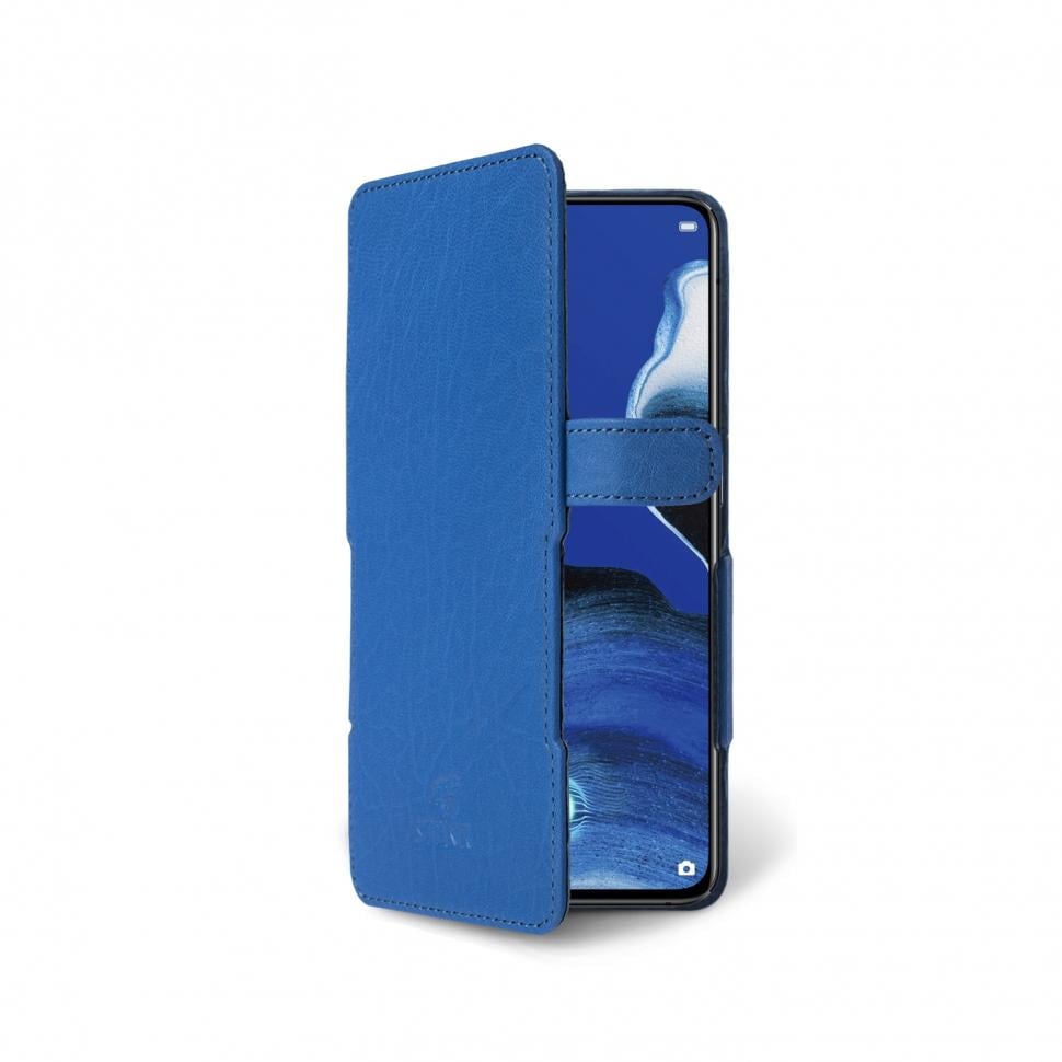 Чехол книжка Stenk Prime для OPPO Reno 2 Ярко-синий (66989)