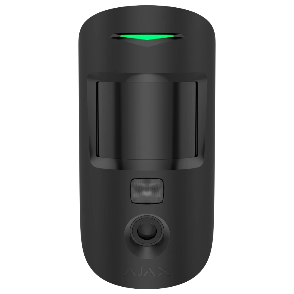 Датчик движения с фотокамерой для верификации тревог Ajax MotionCam PhOD Jeweller Black (2783464870) Датчик движения с фотокамерой для верификации тревог Ajax MotionCam PhOD Jeweller Black (2783464870)