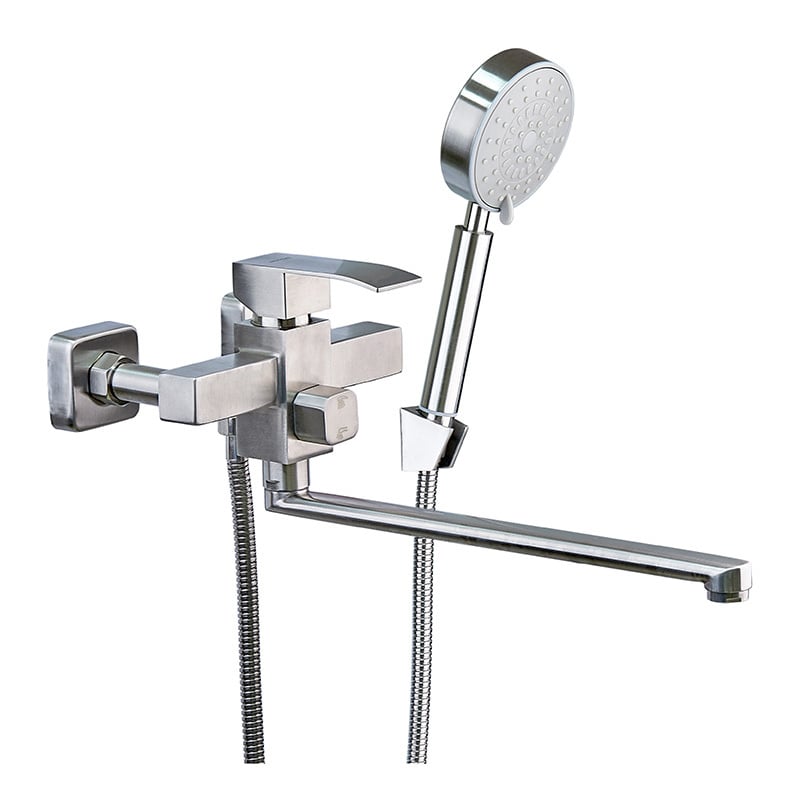 Змішувач для ванної MIXXUS AMA MI6174 одноважільний Сатин (224741)