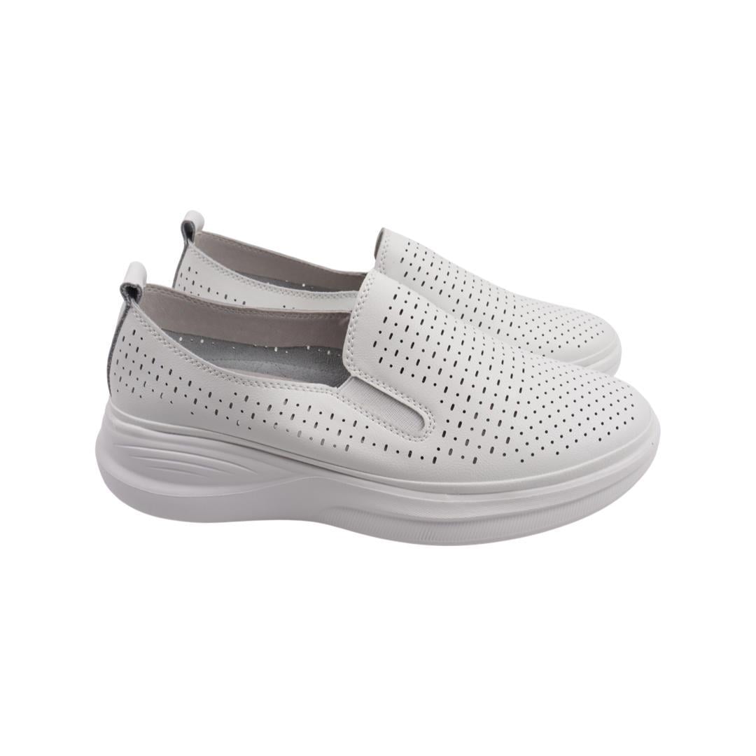 Туфли женские Li Fexpert из кожи р. 40 Белый (964-22LTCP)