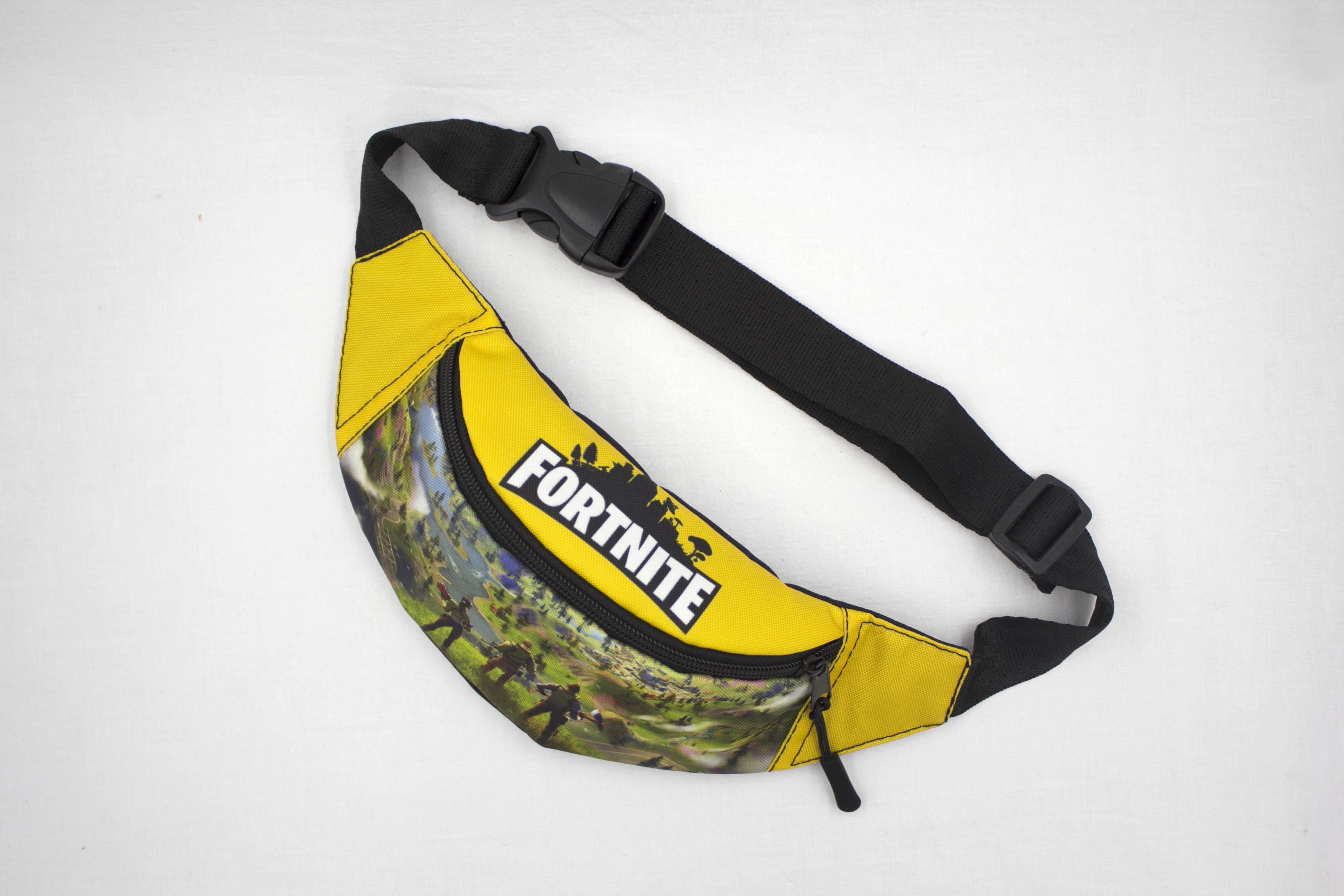 Сумка бананка для хлопчика з регулюючим ремінцем 4-8 років Форнайт Жовтий (Д-014) - фото 2 Сумка бананка для хлопчика з регулюючим ремінцем 4-8 років Форнайт Жовтий (Д-014) - фото 2