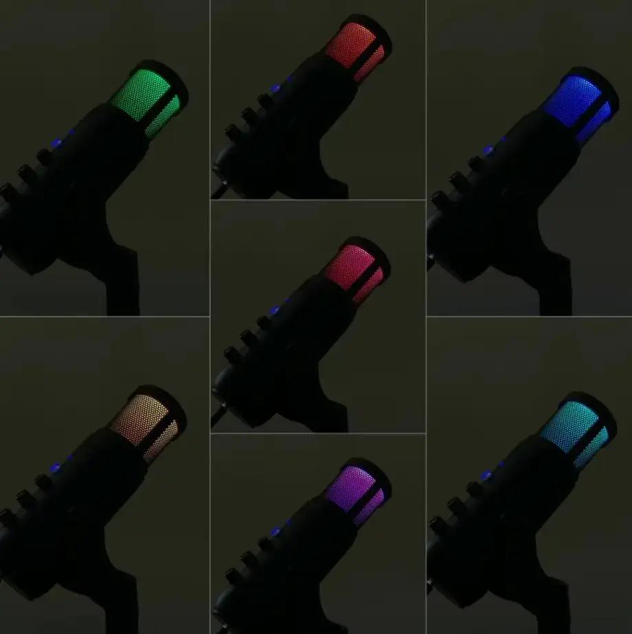 Микрофон студийный MU900 RGB USB Plug&Play Black (30674508) - фото 6 Микрофон студийный MU900 RGB USB Plug&Play Black (30674508) - фото 6