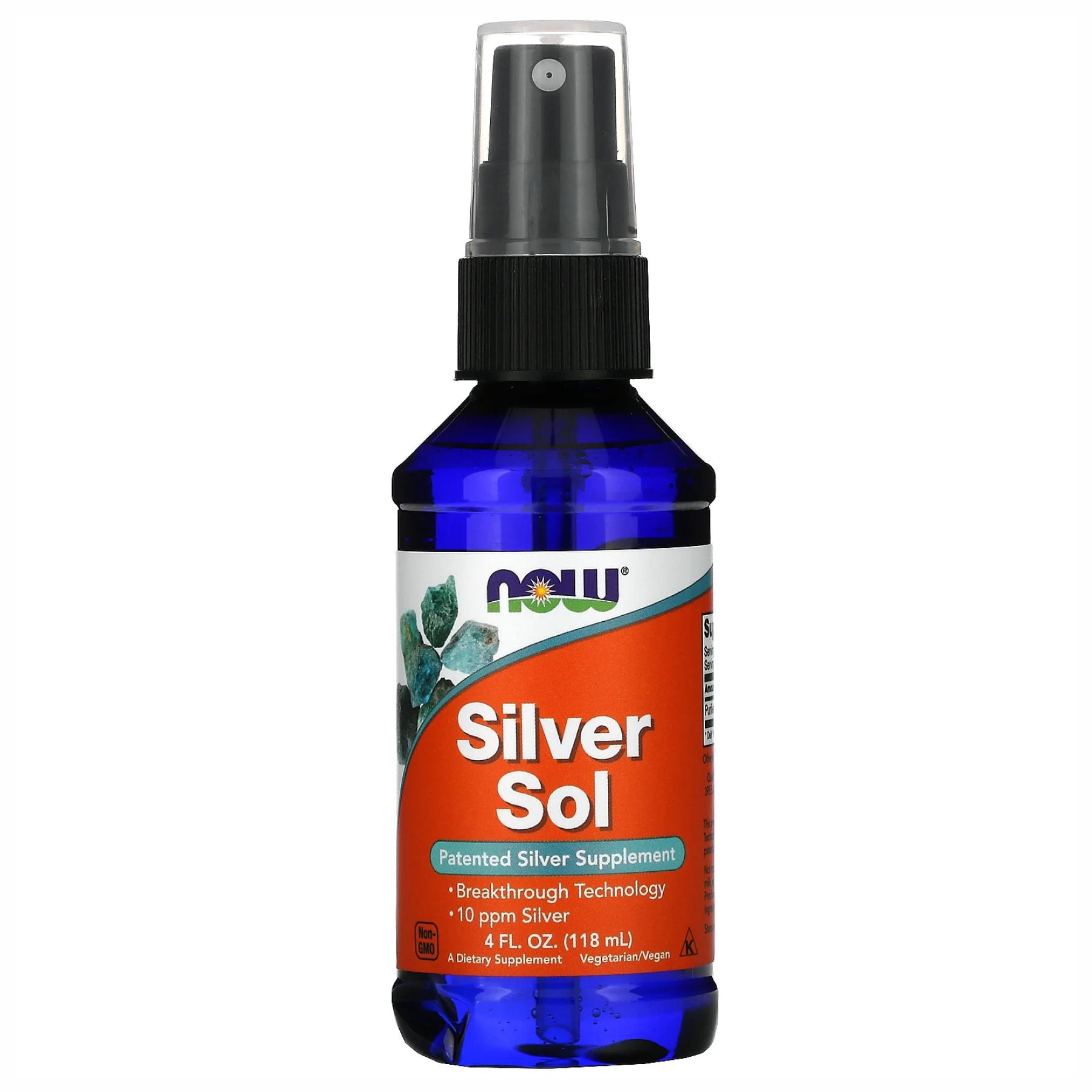 Натуральная добавка Silver Sol10 PPM Liquid 4 fl.oz. (2022-10-0671)