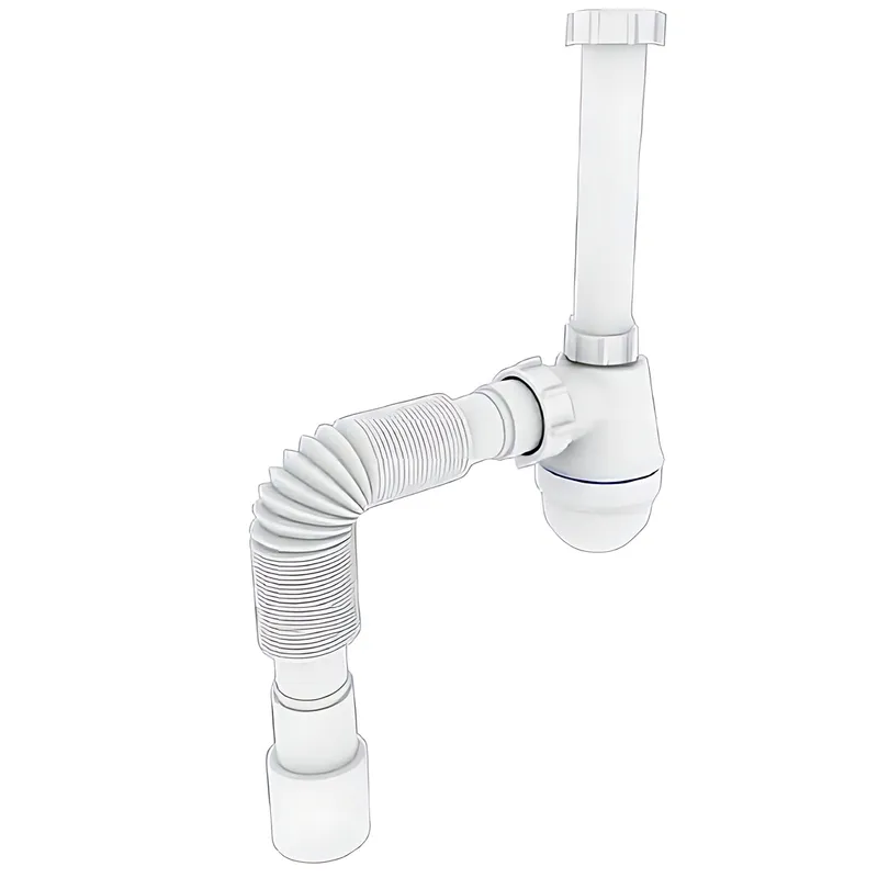 Сифон для раковины Zerix SU-03-В без выпуска с ревизией 1 1/4" Белый (OL-ZX5084) Сифон для раковины Zerix SU-03-В без выпуска с ревизией 1 1/4" Белый (OL-ZX5084)