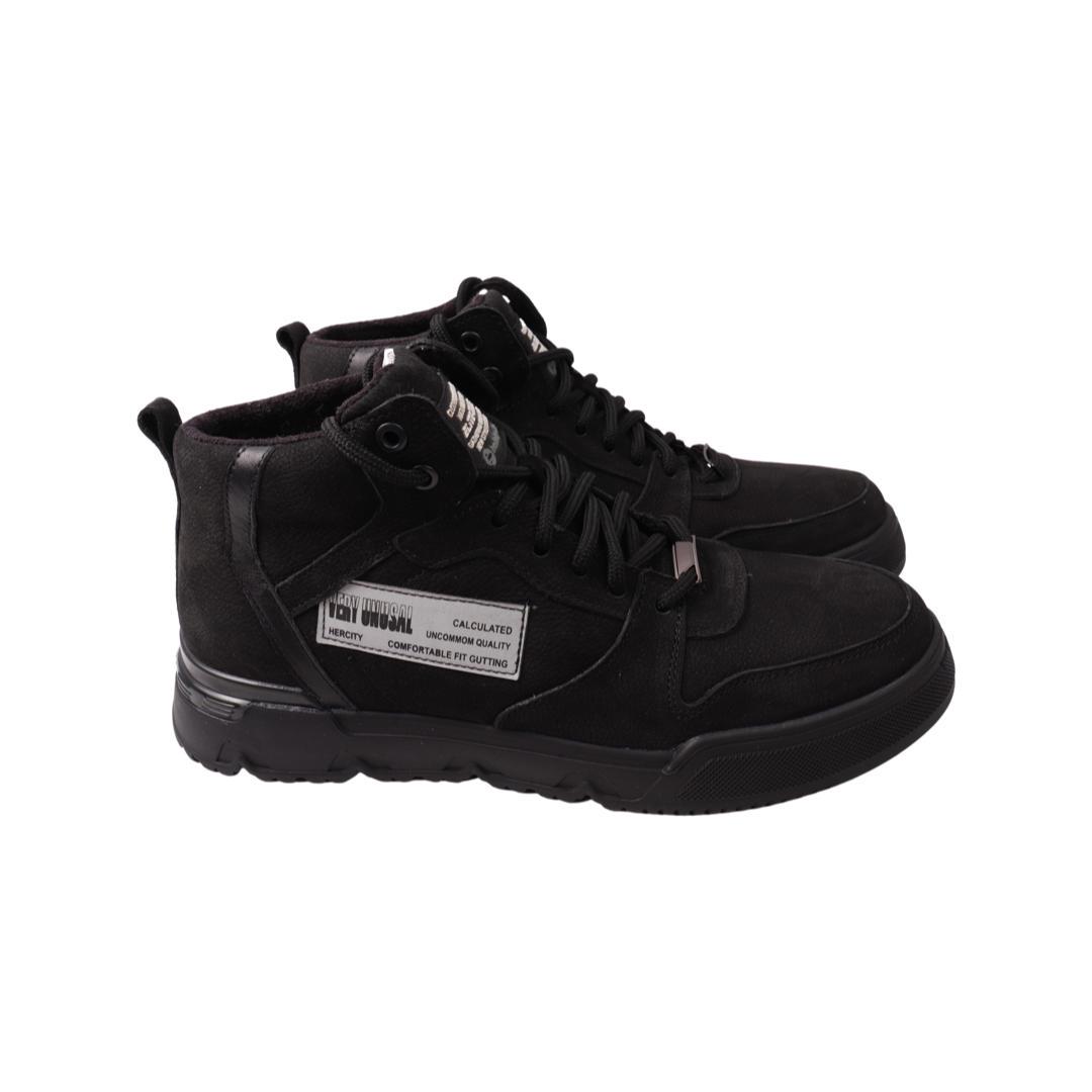 Ботинки мужские Extrem из нубука р. 45 Черный (35-22ZHS)