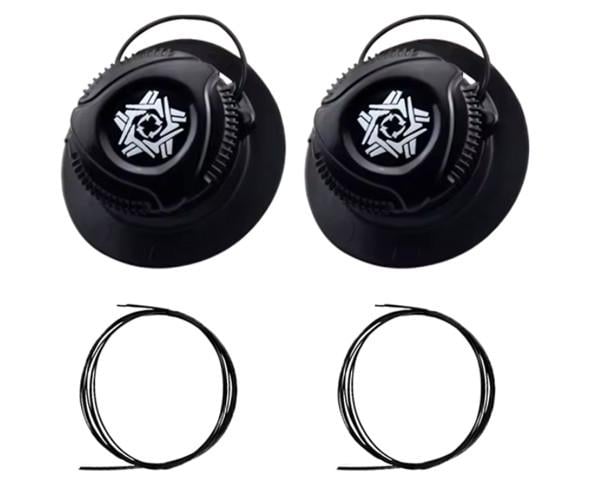 Шнурки з поворотною пряжкою Star без зав'язок 1 м Чорний - фото 5 Шнурки з поворотною пряжкою Star без зав'язок 1 м Чорний - фото 5