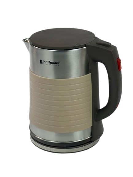 Електрочайник Hoffmans Electronics HM-2545 2000 Вт металевий 2,5 л Бежевий (2769884002)