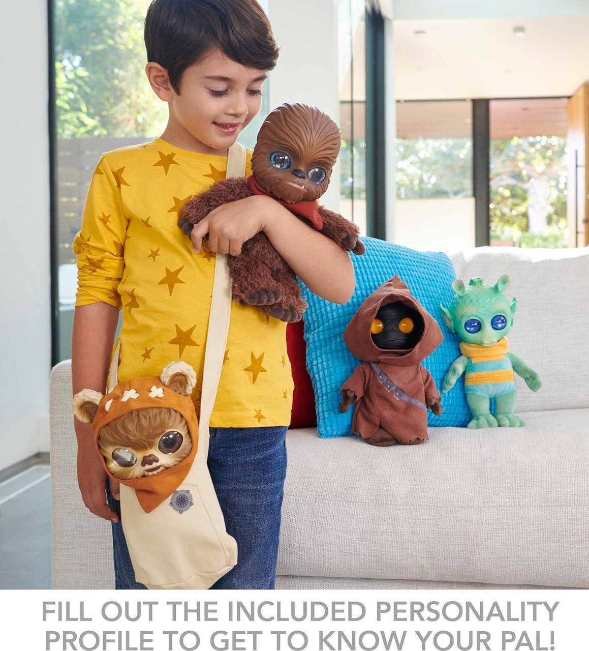 Плюшевая игрушка Эвок в сумке Звездные воины Star Wars Galactic Pals Plush Toy (HGB99) - фото 3 Плюшевая игрушка Эвок в сумке Звездные воины Star Wars Galactic Pals Plush Toy (HGB99) - фото 3