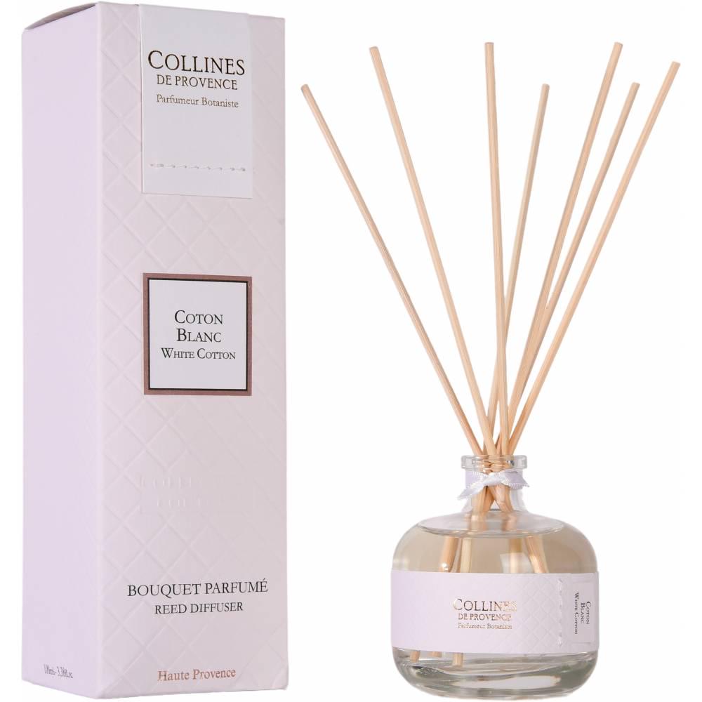 Аромадиффузор Collines de Provence Белый хлопок 100 мл
