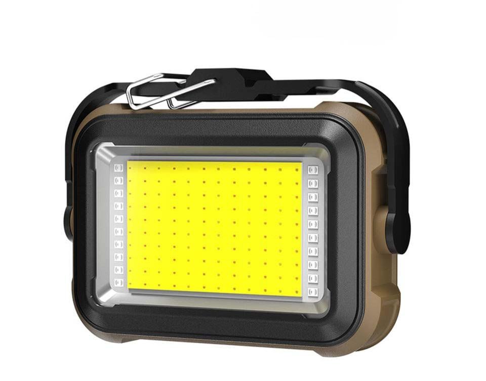 Фонарь кемпинговый TZD-01 COB PRO 110x80x32 мм Черный/Коричневый (31022304)