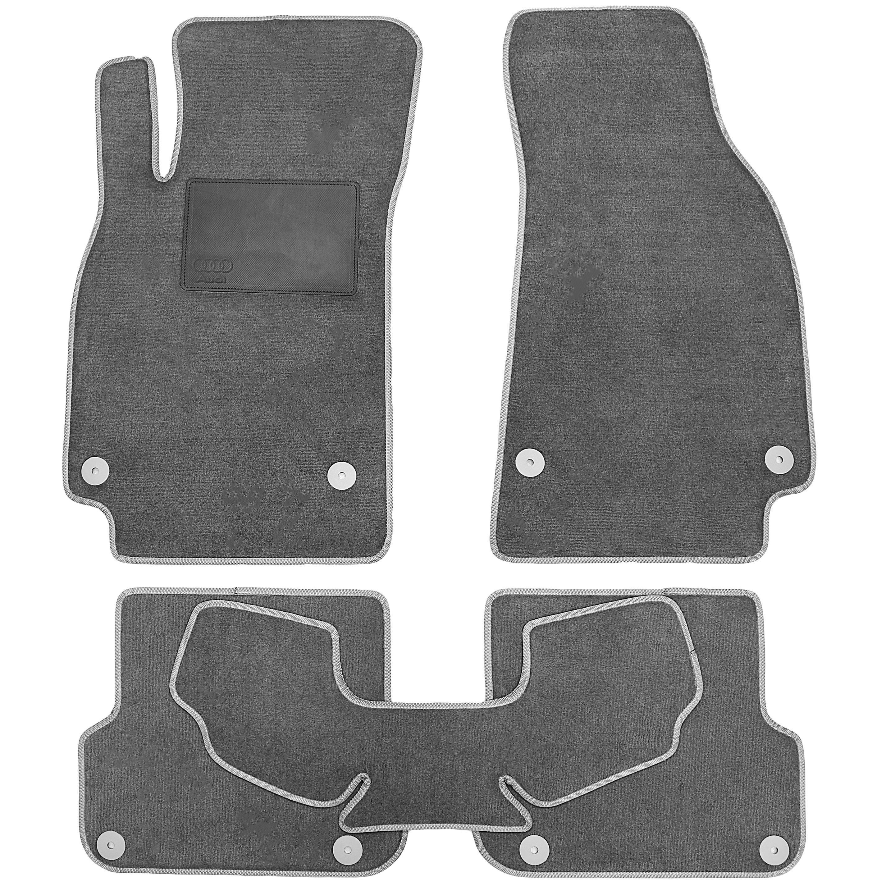 Коврики в салон для Audi A6 '06-10 текстильные Серый (168347)