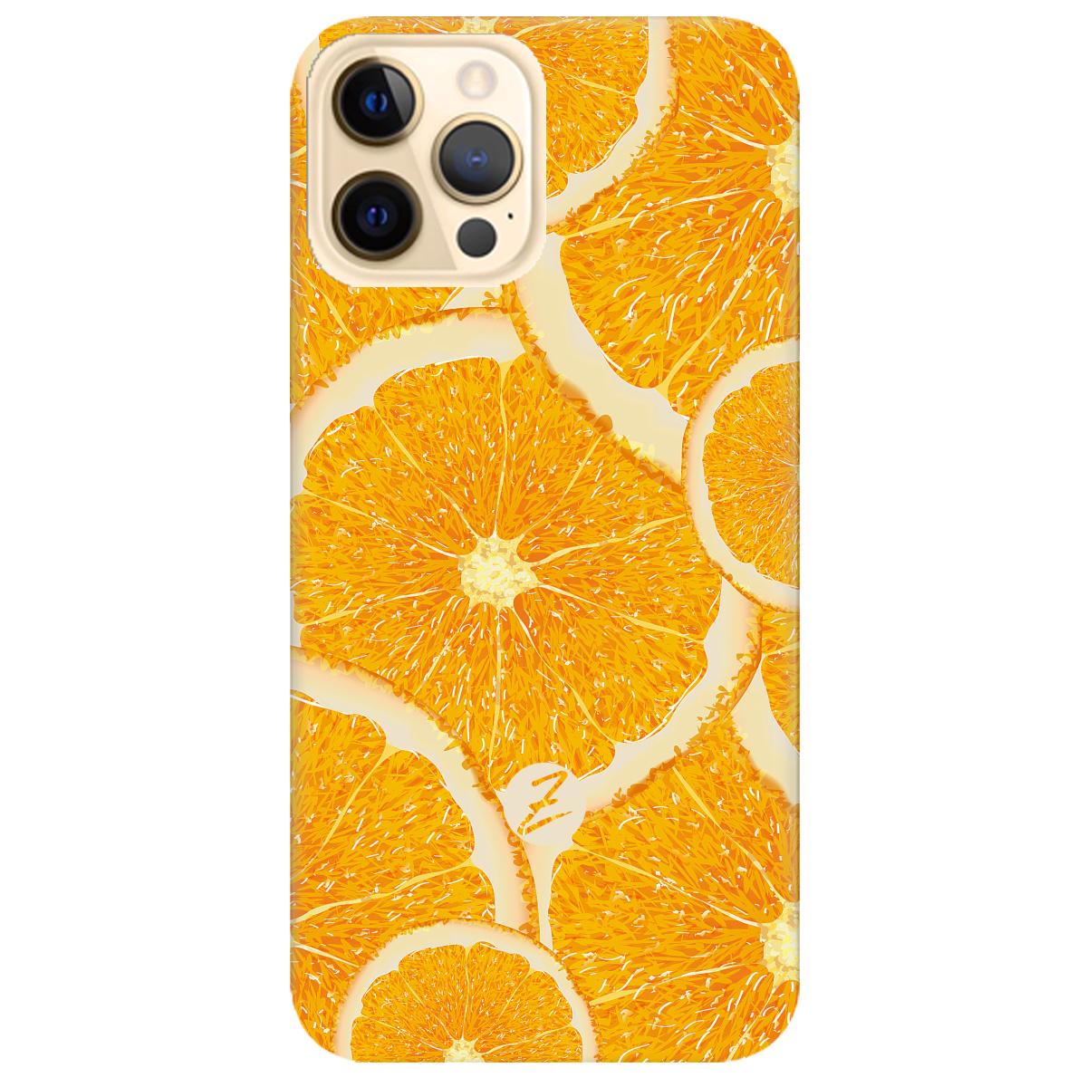 Силиконовый чехол Zorrov для Apple iPhone 12 Pro Max - Orange (14060040093088107)